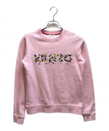 KENZO（ケンゾー）の古着「ロゴスウェット」｜ピンク
