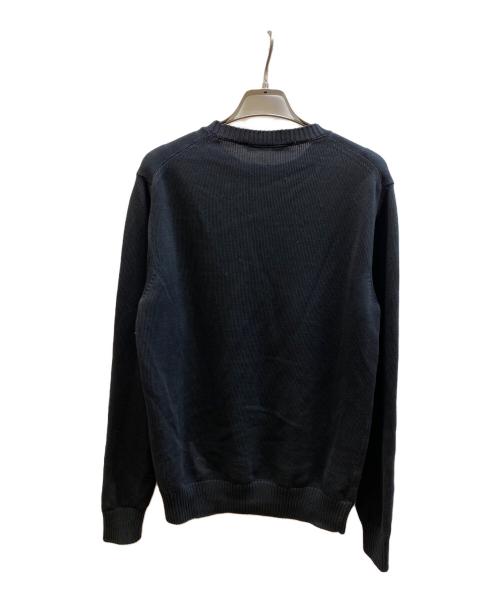 LORENZONI（ロレンツォーニ）LORENZONI (ロレンツォーニ) コットンハイゲージニット ブラック サイズ:XSの古着・服飾アイテム