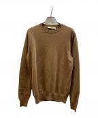 LORENZONIロレンツォーニ）の古着「コットンハイゲージニット」｜ブラウン
