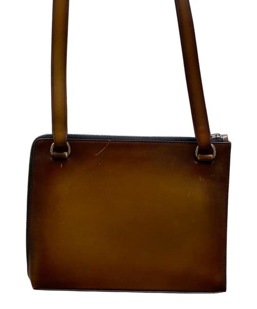 Berluti（ベルルッティ）Berluti (ベルルッティ) カリグラフィショルダーバッグ ブラウンの古着・服飾アイテム