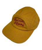 maison kitsuneメゾンキツネ）の古着「ベースボールキャップ」｜イエロー