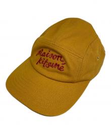 maison kitsune（メゾンキツネ）の古着「ベースボールキャップ」｜イエロー