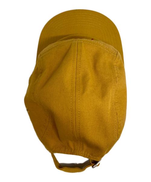 maison kitsune（メゾンキツネ）MAISON KITSUNE (メゾンキツネ) ベースボールキャップ イエローの古着・服飾アイテム