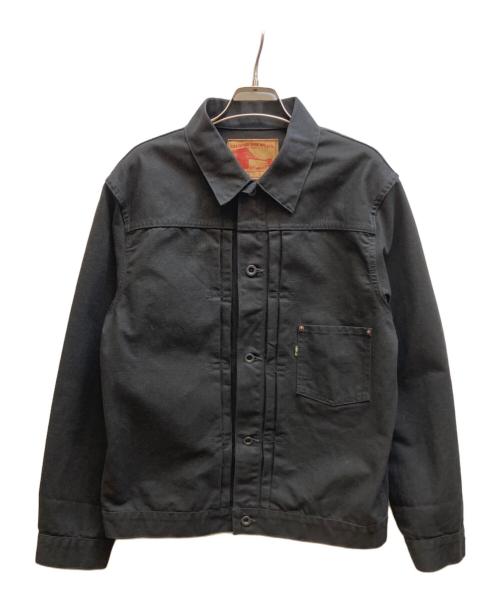 F.O.B FACTORY（エフオービー ファクトリー）F.O.B FACTORY (エフオービー ファクトリー) コットンダックジャケット ブラック サイズ:40の古着・服飾アイテム