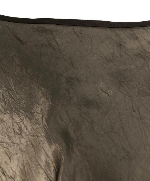 Maison Margiela（メゾンマルジェラ）Maison Margiela (メゾンマルジェラ) サテンミディスカート シルバー サイズ:38の古着・服飾アイテム