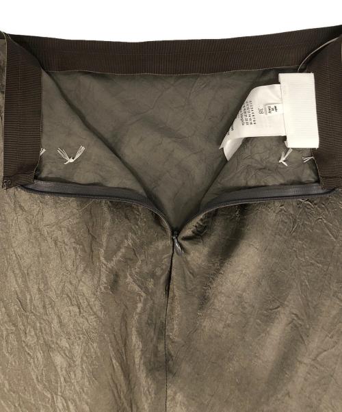Maison Margiela（メゾンマルジェラ）Maison Margiela (メゾンマルジェラ) サテンミディスカート シルバー サイズ:38の古着・服飾アイテム
