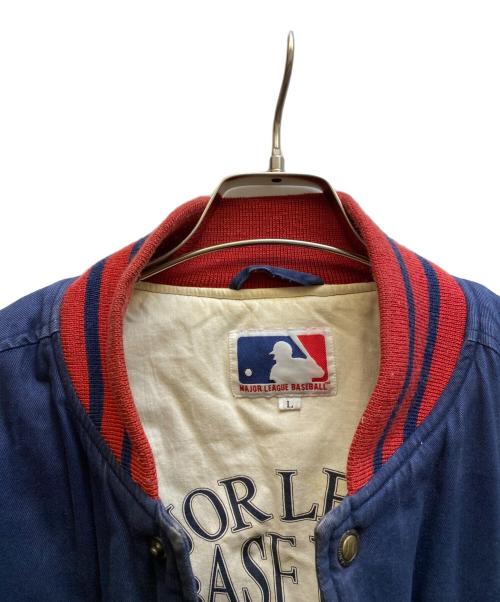 MLB（エムエルビー）MLB (エムエルビー) 両面プリントスタジャン サイズ:Lの古着・服飾アイテム