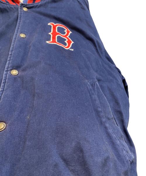 MLB（エムエルビー）MLB (エムエルビー) 両面プリントスタジャン サイズ:Lの古着・服飾アイテム