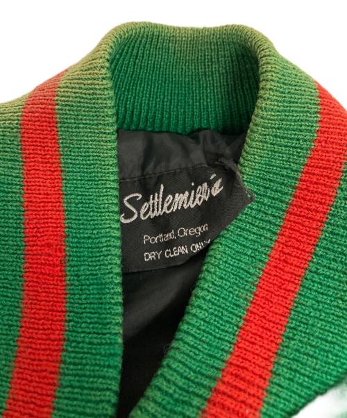 SETTLEMIER'S（セトルマイヤーズ）settlemier's (セトルマイヤーズ) スタジャン グリーン サイズ:-の古着・服飾アイテム