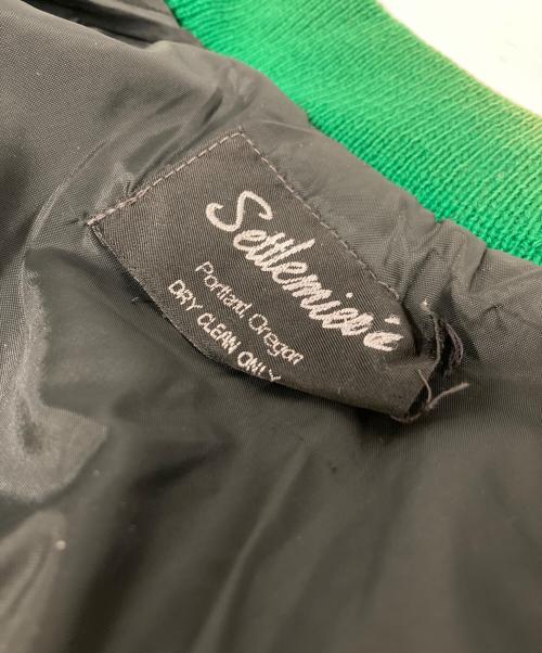 SETTLEMIER'S（セトルマイヤーズ）settlemier's (セトルマイヤーズ) スタジャン グリーン サイズ:-の古着・服飾アイテム