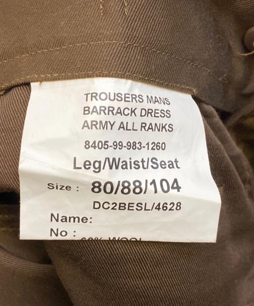 British Army（ブリティッシュアーミー）British Army (イギリス軍) Barrack Dress Pants カーキ サイズ:80/88/104の古着・服飾アイテム