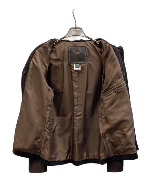 COACH（コーチ）COACH (コーチ) カウレザージャケット ブラウン サイズ:Sの古着・服飾アイテム