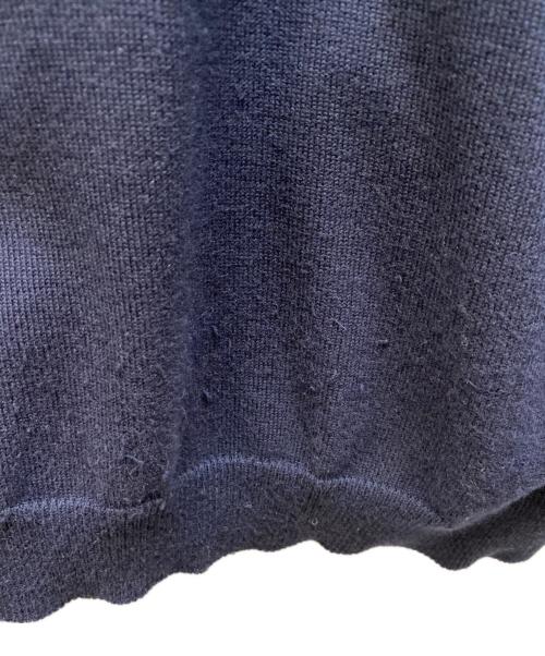 CAHLUMN（カウラム）CAHLUMN (カウラム) Silk Cotton Long Sleeve Cardigan ネイビー サイズ:Lの古着・服飾アイテム