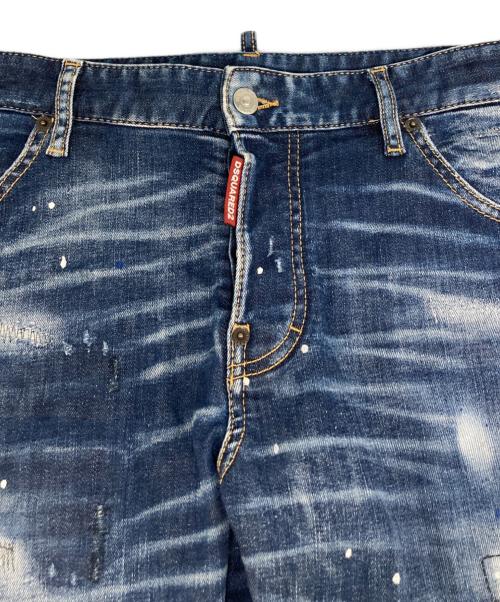 DSQUARED2（ディースクエアード）DSQUARED2 (ディースクエアード) ボタンフライジーンズ インディゴ サイズ:50の古着・服飾アイテム