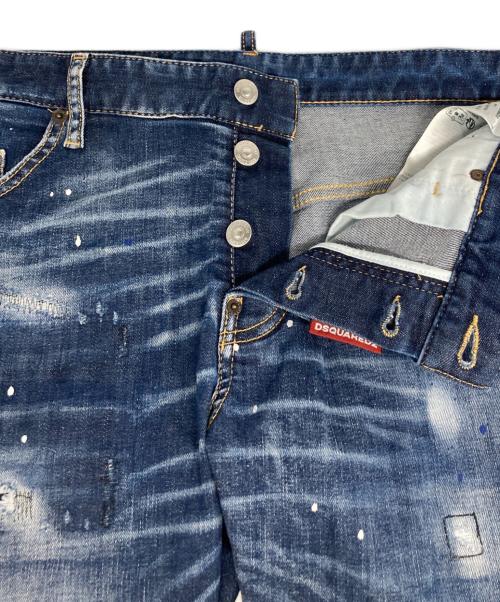 DSQUARED2（ディースクエアード）DSQUARED2 (ディースクエアード) ボタンフライジーンズ インディゴ サイズ:50の古着・服飾アイテム