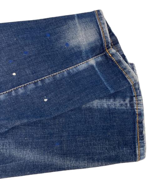 DSQUARED2（ディースクエアード）DSQUARED2 (ディースクエアード) ボタンフライジーンズ インディゴ サイズ:50の古着・服飾アイテム