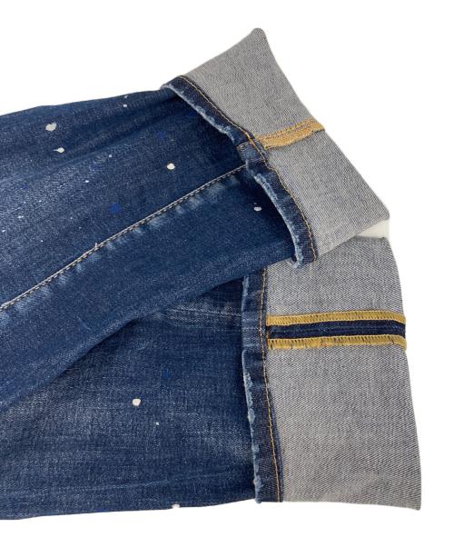 DSQUARED2（ディースクエアード）DSQUARED2 (ディースクエアード) ボタンフライジーンズ インディゴ サイズ:50の古着・服飾アイテム