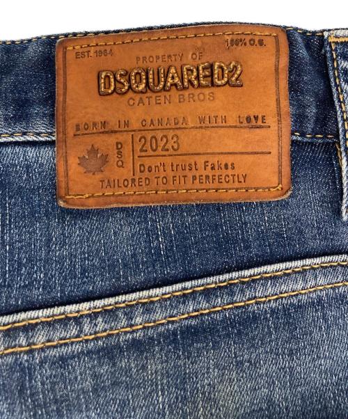 DSQUARED2（ディースクエアード）DSQUARED2 (ディースクエアード) ボタンフライジーンズ インディゴ サイズ:50の古着・服飾アイテム