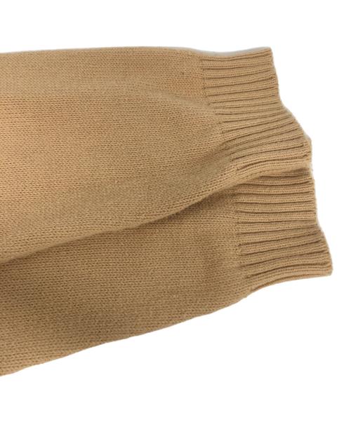 DSQUARED2（ディースクエアード）DSQUARED2 (ディースクエアード) オーバーサイズ コットン ニット セーター ベージュ サイズ:Lの古着・服飾アイテム