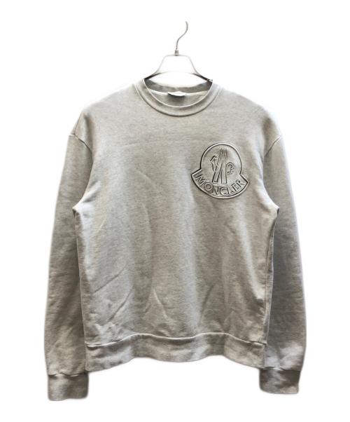 MONCLER（モンクレール）MONCLER (モンクレール) ロゴスウェット グレー サイズ:Lの古着・服飾アイテム