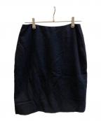 CHANELシャネル）の古着「ウールスカート」｜ブラック