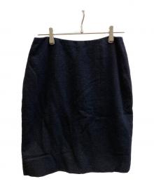 CHANEL（シャネル）の古着「ウールスカート」｜ブラック