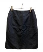 CHANELシャネル）の古着「ウールミニスカート」｜ブラック