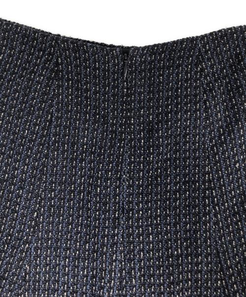 CHANEL（シャネル）CHANEL (シャネル) ツイードスカート ネイビー サイズ:36の古着・服飾アイテム