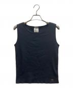 CHANELシャネル）の古着「ノースリーブカットソー / P19232V01098」｜ブラック