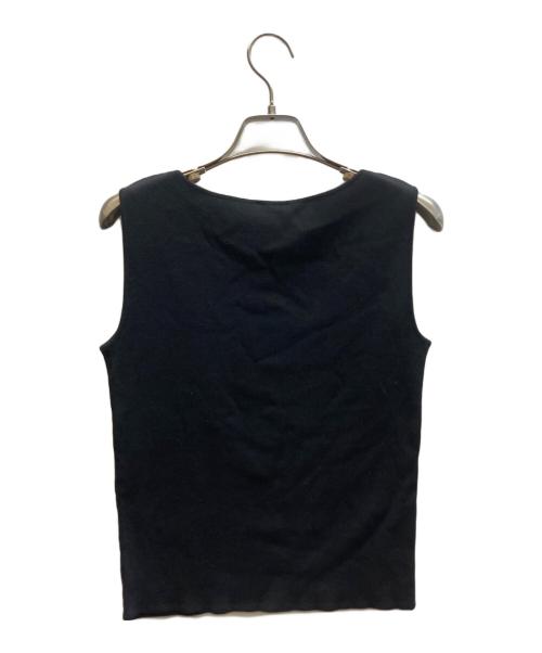 CHANEL（シャネル）CHANEL (シャネル) ノースリーブカットソー / P19232V01098 ブラック サイズ:38の古着・服飾アイテム