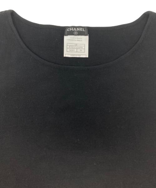 CHANEL（シャネル）CHANEL (シャネル) ノースリーブカットソー / P19232V01098 ブラック サイズ:38の古着・服飾アイテム