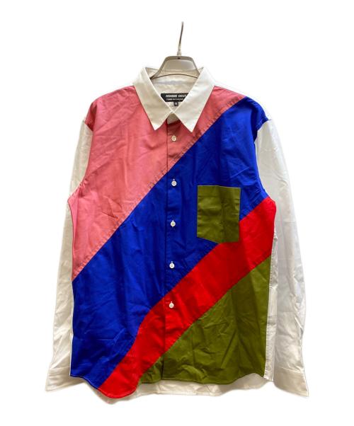 COMME des GARCONS HOMME DEUX（コムデギャルソン オム ドゥ）COMME des GARCONS HOMME DEUX (コムデギャルソン オム ドゥ) デザインシャツ マルチカラー サイズ:Mの古着・服飾アイテム