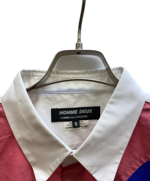 COMME des GARCONS HOMME DEUX（コムデギャルソン オム ドゥ）COMME des GARCONS HOMME DEUX (コムデギャルソン オム ドゥ) デザインシャツ マルチカラー サイズ:Mの古着・服飾アイテム
