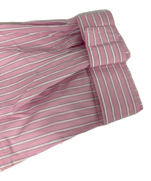 COMME des GARCONS HOMME DEUX（コムデギャルソン オム ドゥ）COMME des GARCONS HOMME DEUX (コムデギャルソン オム ドゥ) ストライプシャツ ピンク サイズ:Mの古着・服飾アイテム
