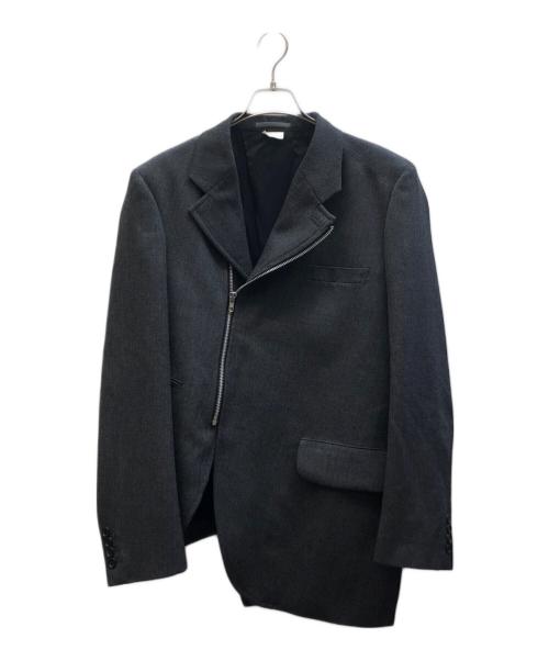 COMME des GARCONS HOMME DEUX（コムデギャルソン オム ドゥ）COMME des GARCONS HOMME DEUX (コムデギャルソン オム ドゥ) ウールジップアップジャケット グレー サイズ:Mの古着・服飾アイテム