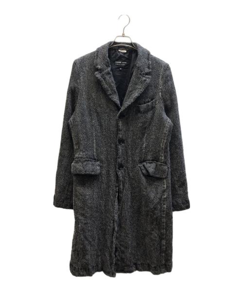 COMME des GARCONS HOMME DEUX（コムデギャルソン オム ドゥ）COMME des GARCONS HOMME DEUX (コムデギャルソン オム ドゥ) ウール縮絨コート グレー サイズ:Mの古着・服飾アイテム