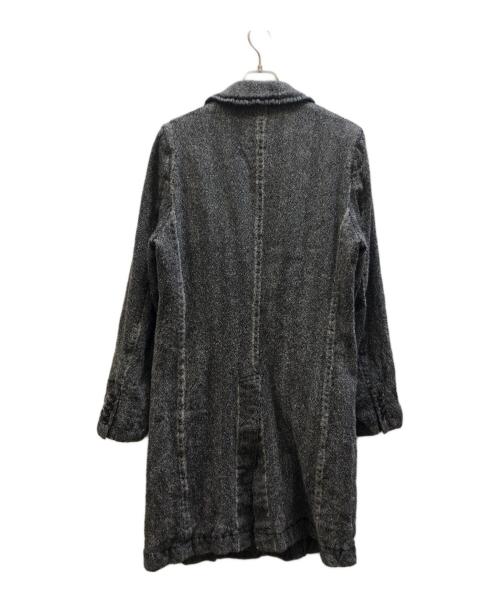 COMME des GARCONS HOMME DEUX（コムデギャルソン オム ドゥ）COMME des GARCONS HOMME DEUX (コムデギャルソン オム ドゥ) ウール縮絨コート グレー サイズ:Mの古着・服飾アイテム