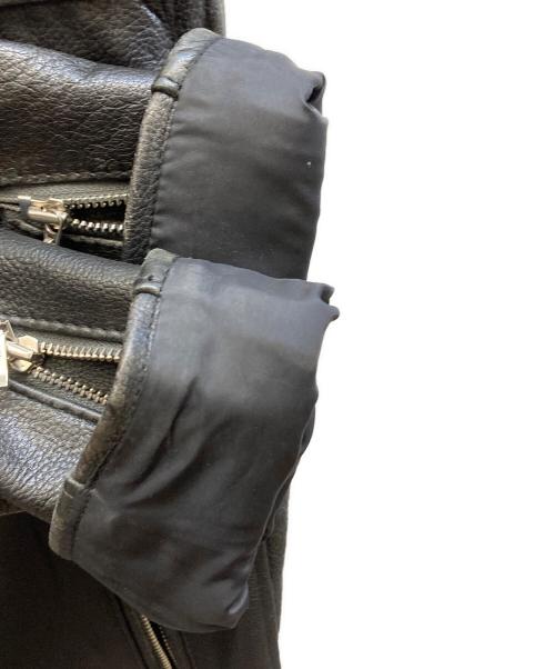 Sears（シアーズ）Sears (シアーズ) シングルレザージャケット ブラック サイズ:-の古着・服飾アイテム