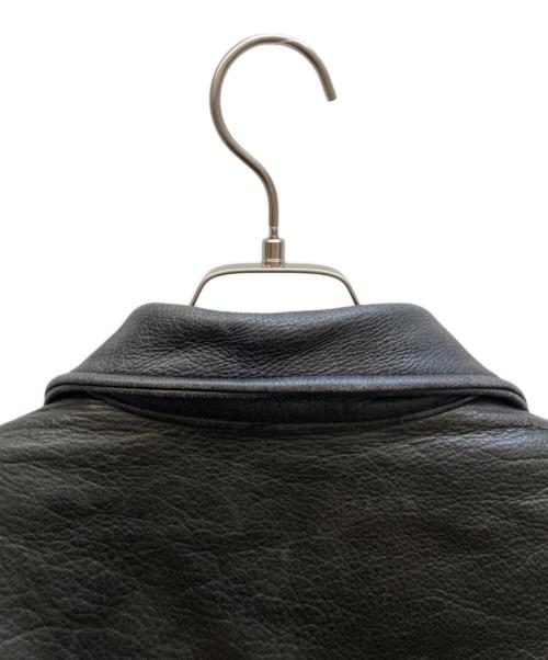Sears（シアーズ）Sears (シアーズ) シングルレザージャケット ブラック サイズ:-の古着・服飾アイテム