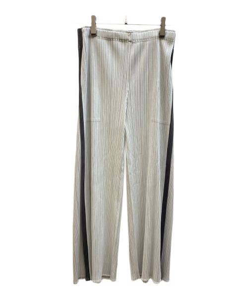PLEATS PLEASE（プリーツプリーズ）PLEATS PLEASE (プリーツプリーズ) プリーツパンツ グレー サイズ:4の古着・服飾アイテム