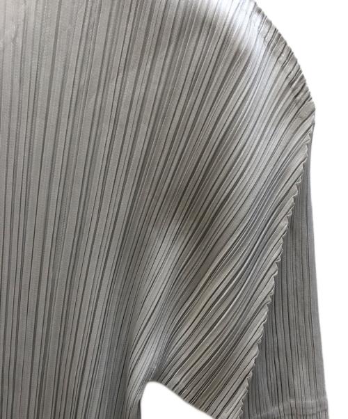 PLEATS PLEASE（プリーツプリーズ）PLEATS PLEASE (プリーツプリーズ) プリーツカットソー/PP28JK122 グレー サイズ:3の古着・服飾アイテム
