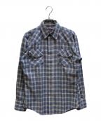 big macビッグマック）の古着「ウエスタンシャツ」｜ブルー