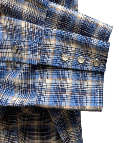 big mac（ビッグマック）BIG MAC (ビッグマック) ウエスタンシャツ ブルー サイズ:MEDIUMの古着・服飾アイテム