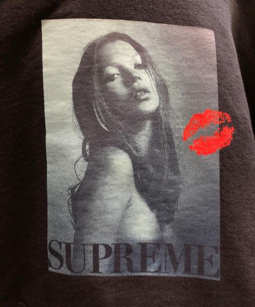 SUPREME（シュプリーム）Supreme (シュプリーム) Kate Moss Hooded Sweatshirt ネイビー サイズ:Lの古着・服飾アイテム
