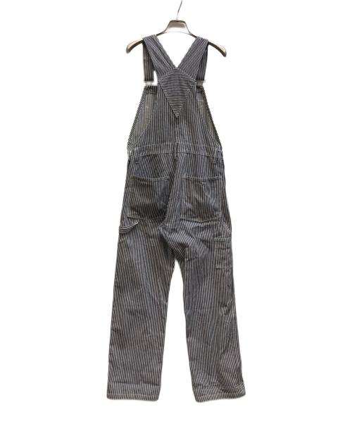 児島ジーンズ（コジマジーンズ）児島ジーンズ (コジマジーンズ) ヒッコリー柄ペインターオーバーオール インディゴ サイズ:Mの古着・服飾アイテム