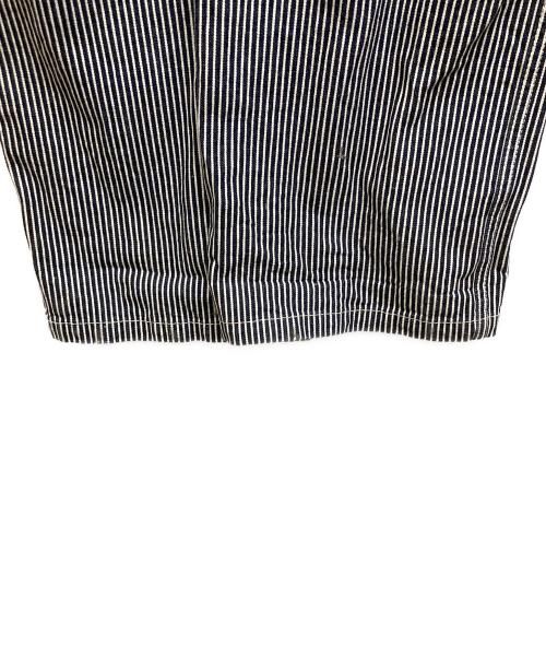 児島ジーンズ（コジマジーンズ）児島ジーンズ (コジマジーンズ) ヒッコリー柄ペインターオーバーオール インディゴ サイズ:Mの古着・服飾アイテム