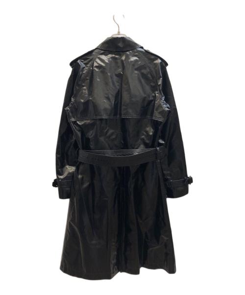 Jean Paul GAULTIER（ジャンポールゴルチェ）Jean Paul GAULTIER (ジャンポールゴルチェ) エナメルトレンチコート ブラック サイズ:42の古着・服飾アイテム