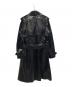 Jean Paul GAULTIER (ジャンポールゴルチェ) エナメルトレンチコート ブラック サイズ:42：15000円