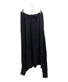 YOHJI YAMAMOTO（ヨウジヤマモト）の古着「サルエルパンツ」｜ブラック