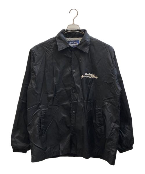 PorkChop（ポークチョップ）PORKCHOP (ポークチョップ) ナイロンコーチジャケット ブラック サイズ:Lの古着・服飾アイテム